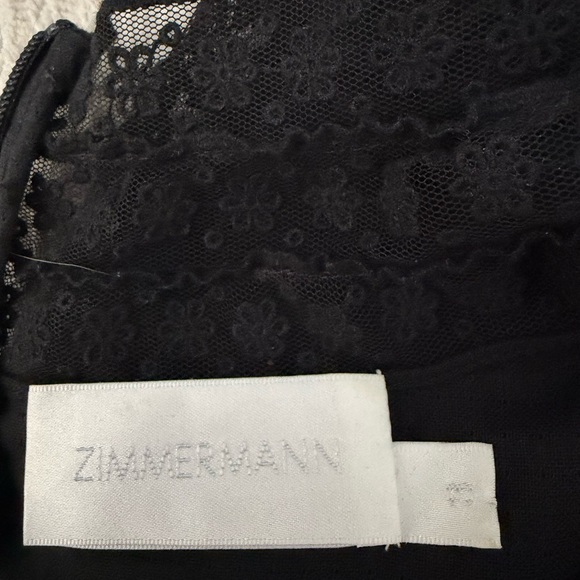 Zimmermann Hypnotic Lace Ruffle Top 🖤 - Picture 5 of 5